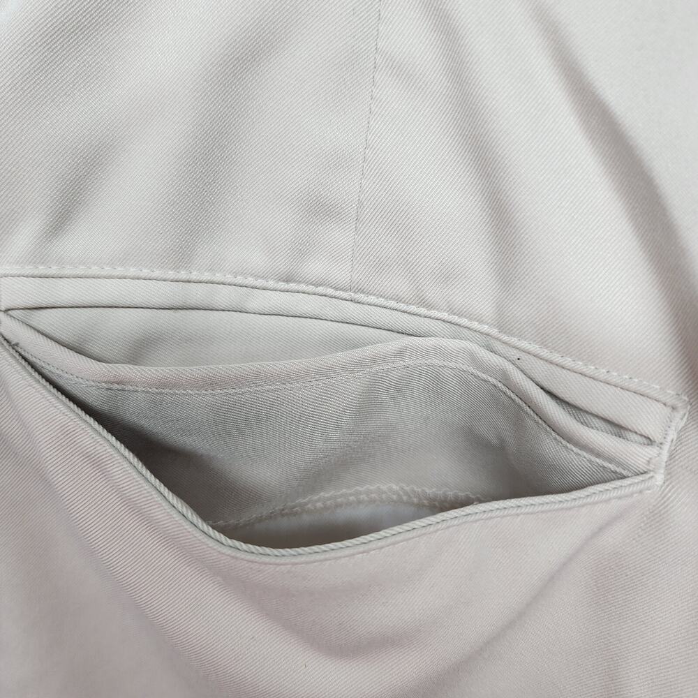 Walter Hagen Men 34x28 Beige Khaki Flat Front Cuffed Dress Pants Trousers Career - Picture 8 of 15